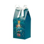 Caixa Cartão Cabaz / Presente Natal Quebra Nozes c/ Fita Cetim 8x7x15,9cm – Norpack
