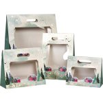 Saco Papel Branco Natal Floresta 20x10x29cm (C x L x A) – Norpack - Image 3