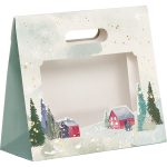 Saco Papel Branco Natal Floresta 25x10x22cm (C x L x A) – Norpack