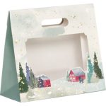 Saco Papel Branco Natal Floresta 25x10x22cm (C x L x A) – Norpack - Image 5