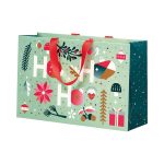 Saco Papel Natal Jardim de Inverno c/ Alça 35,5x11,5x23cm – Norpack