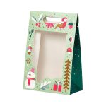 Saco Papel Natal Jardim de Inverno c/ Janela c/ pega 20x10x29cm – Norpack