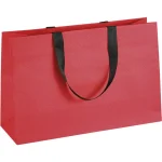 Saco Papel Vermelho / imitação pele c/ Alça 35,5x11,5x23cm – Norpack