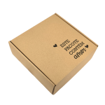 Caixa Postal Kraft "Este Pacote Contém Amor" – Envio de Encomendas com Estilo – Norpack - Image 2