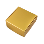 Caixa Cartolina Dourado Bijuteria 5x5x2,5cm - Pack 10 uni. – Norpack