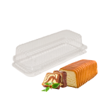 Caixa Plastica Reutilizável Retangular p/ Torta 32x13x8cm Pastelaria / Take Away / Pastelaria / Bolos – Norpack