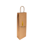 Saco Papel Kraft Natural 1 Garrafa 140x400x80 c/ impressão 1 face – Norpack