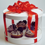 Caixa Cartolina Branca Redonda 5 Cupcakes 22cm Diâmetro x 14cm Altura – Norpack - Image 4