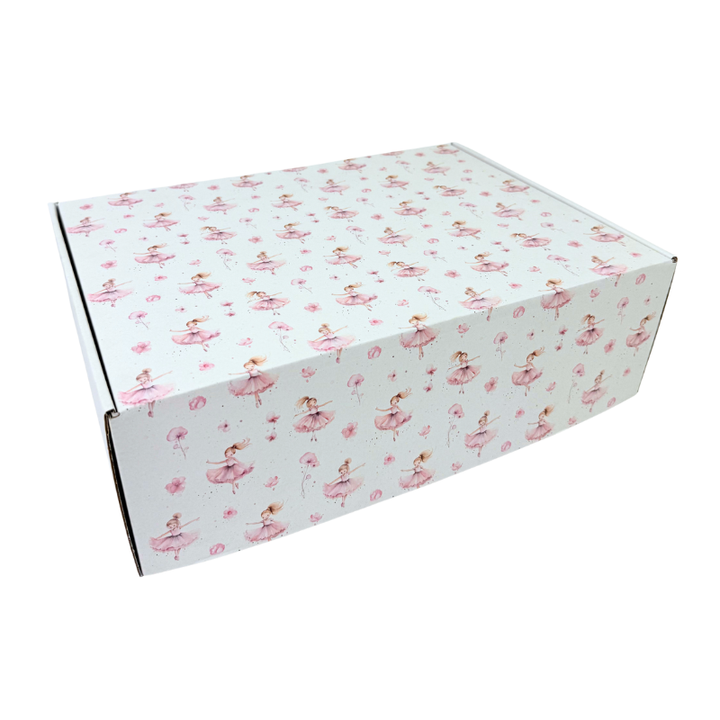 2-retangular.png Caixa Cartão Postal Branca 370mmx270mmx120mm Padrão Bailarina – Norpack - Image 1