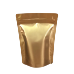Saco Stand Up Fecho Zip Dourado 180mmx260mm+40mm – Norpack