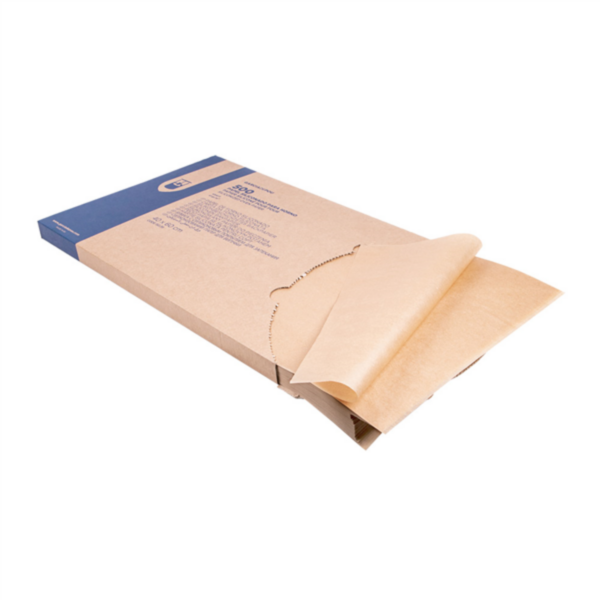 230200000018.png Folha Papel Kraft Siliconizado Dupla Face para Forno 40x60cm 41gr Pack 500 unidades – Norpack - Image 1