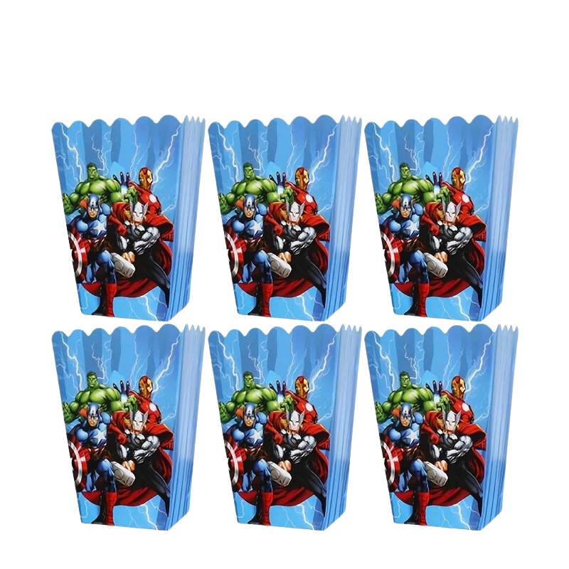 230500000012.png Caixa Cartolina Festa Super Herois 6,2x4,2x13cm Pack 6 unidades – Norpack - Image 1