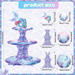 Suporte Cartão Festas Sereia para Bolos – Norpack - Image 3