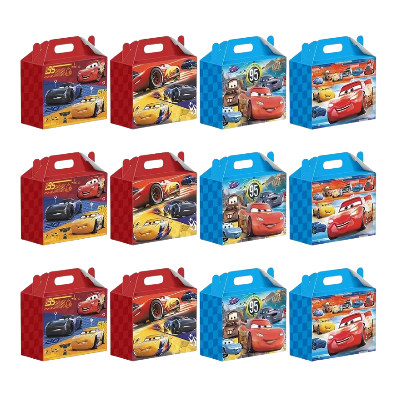 230500000080.png Caixa Cartolina Festas Cars 16,5x7,5x12,5cm Pack 12 unidades – Norpack - Image 1