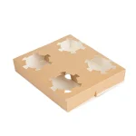 Bandeja de Cartao para 4 copos 19x17x3,5cm Pack 50 – Norpack - Image 2