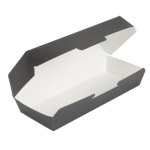 Caixa Cartão Sandes "Panini" Preto 26,5x12,2x7 CM Pack 50 – Norpack - Image 3
