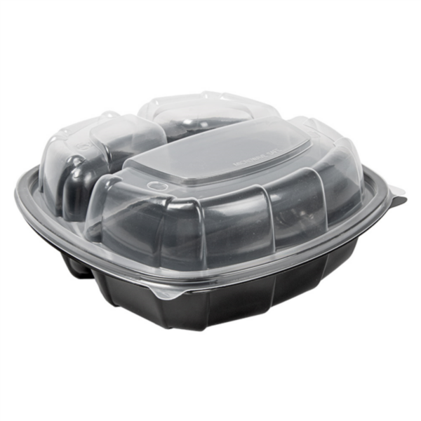 230600000046.png Caixa Plástica c/ 3 Divisórias para take away 1130ml 22,9x23,3x8,2cm – Norpack - Image 1