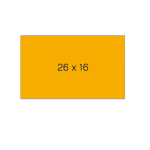 Etiqueta Adesiva Retangular 26mmx16mm - Colocação de Preços/ Validade - Uso em Etiquetadoras Manuais – Norpack - Image 2