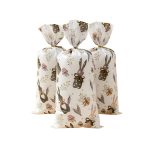 Saco Plástico Branco Páscoa c/ ferrinho 12x27cm Pack 100 – Norpack