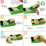 Máquina Dispensadora Manual Cinzenta para Fita de embalagem Gomada SEM ADESIVO ♲100% Ecológico♲ – Norpack - Image 3
