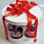 Caixa Cartolina Branca Redonda 5 Cupcakes 22cm Diâmetro x 14cm Altura – Norpack - Image 3