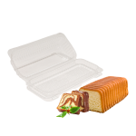 Caixa Plastica Reutilizável Retangular p/ Torta 32x13x8cm Pastelaria / Take Away / Pastelaria / Bolos – Norpack - Image 2