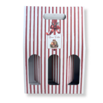 Caixa Cartão Branca / Kraft 3 Garrafas 27x8x38cm “Presente de Natal” – Norpack - Image 10