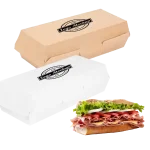 Caixa Cartão Sandes "Panini" 26,5x12,2x7 - Take Away c/ Impressão – Norpack