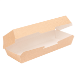 Caixa Cartão Sandes "Panini" Kraft 26,5x12,2x7 CM Pack 50 - Take Away – Norpack - Image 2