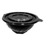 Caixa Plástica Reutilizável p/Sopa c/Tampa (Fundo Preto) - Take Away – Norpack