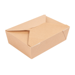 Caixa Cartolina Kraft / Branco 11,3x9x6,3cm 780ml Pack 50 – Norpack