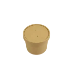 Caixa Cartão p/Alimentar Kraft 240ml c/ Tampa Cartão Pack 25 unidades - Take Away / Sopa / Gelado – Norpack - Image 10