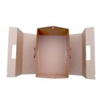 Caixa Cartão Cabaz / Presente / Lunch Box c/Asa - 2 Medidas Disponíveis p/ Take Away/Presente/Pastelaria/Bolos c/Impressão – Norpack - Image 4
