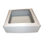 Caixa Cartão Presente / Envio Postal c/Janela - 20x20x7cm – Norpack - Image 2