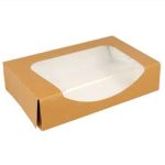 Caixa Kraft c/ janela 17,5x12x4,5cm Pack 50 - Take Away/Pastelaria/Bolos/Sushi – Norpack - Image 6
