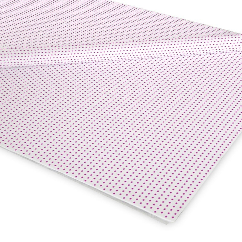 3001003662-1.jpg Papel Seda c/impressão Bolinhas Rosa Forte 62x86cm - Pack 20Fls – Norpack - Image 1