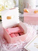 Caixa Cartolina Presente Mod. C Casamento 6,5x6,5x4,5cm Pack 10 – Norpack - Image 6