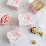 Caixa Cartolina Presente Mod. B Casamento 6,5x6,5x4,5cm Pack 10 – Norpack