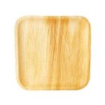 Pratos Folha Palmeira Quadrado 25,5x25,5x1,5cm Pack 6un – Norpack