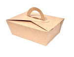 Caixa Cartolina Kraft c/Asa 12x9x5cm 750ml - Take Away – Norpack