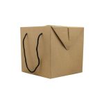 Caixa Presente Kraft c/Cordão 250x250x250mm – Norpack