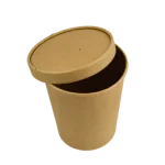 Caixa Cartão p/Alimentar Kraft 960ml c/ Tampa Cartão - Take Away / Sopa Pack 25 unidades – Norpack - Image 7