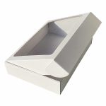 Caixa Cartão Branco Presente Pastelaria c/Janela 29x21x6cm c/Impressão – Norpack - Image 2