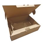Caixa Cartão Presente / Pastelaria / Garrafa Kraft 33x25x9cm – Norpack - Image 2