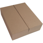 Caixa Cartão Kraft p/3 Garrafas Vinho c/Divisória 35x26x10cm – Norpack - Image 4