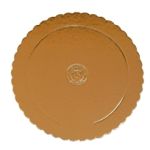 Base de Cartão para Bolos/Pastelaria Redonda Dourada 30cm - Pack 25 – Norpack