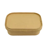 Caixa Cartão Kraft Retangular 500ML / 1000ML c/Tampa - Take Away/Pastelaria/Bolos/Sushi – Norpack - Image 4