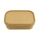 Caixa Cartão Kraft Retangular 500ML / 1000ML c/Tampa - Take Away/Pastelaria/Bolos/Sushi – Norpack - Image 12