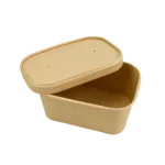 Caixa Cartão Kraft Retangular 500ML / 1000ML c/Tampa - Take Away/Pastelaria/Bolos/Sushi – Norpack - Image 11