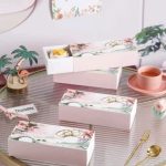 Caixa Cartolina Branca/Rosa Pastelaria 23x10x6cm - Pack 4 – Norpack